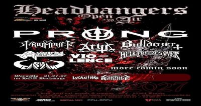 Headbangers Open Air 2027 - Erste Welle neue Bandbestätigungen!