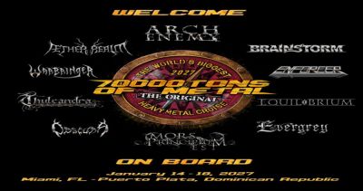 Time for Metal - 70000Tons Of Metal gibt erste 11 Acts für die Reise 2027 bekannt.