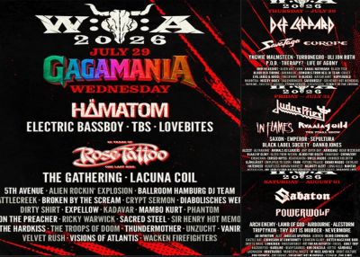 Wacken News: Die Tages-Line-Ups für das W:O:A 2026