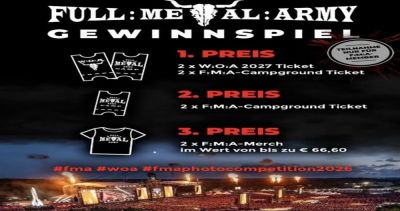 Das FULL METAL ARMY GEWINNSPIEL auf dem W:O:A!