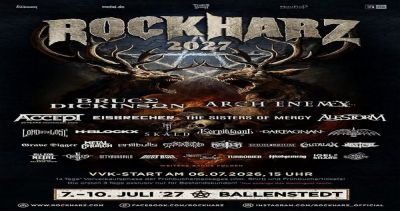 Erste Bandwelle für das Rockharz 2027